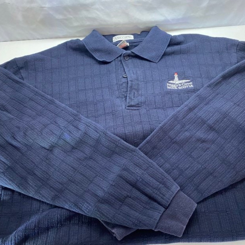 Peggy's Cove Nova Scotia Long Sleeve Men's Size La